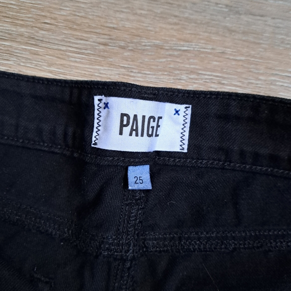 Paige Jimmy Jimmy Short in Black Overdye - Picture 2 of 10